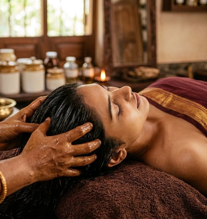 Head Abhyanga Hair Treatment