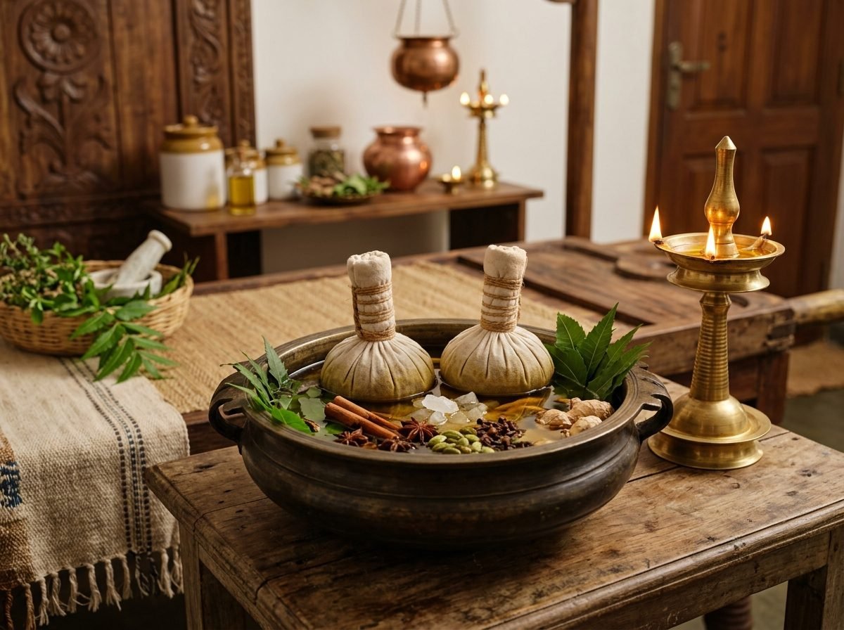 Abhyanga + Kizhi Therapy