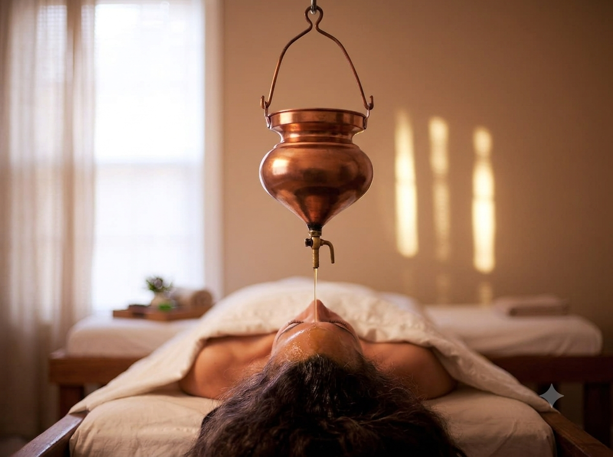 Shirodhara + Netra Dhara Specialised Treatment